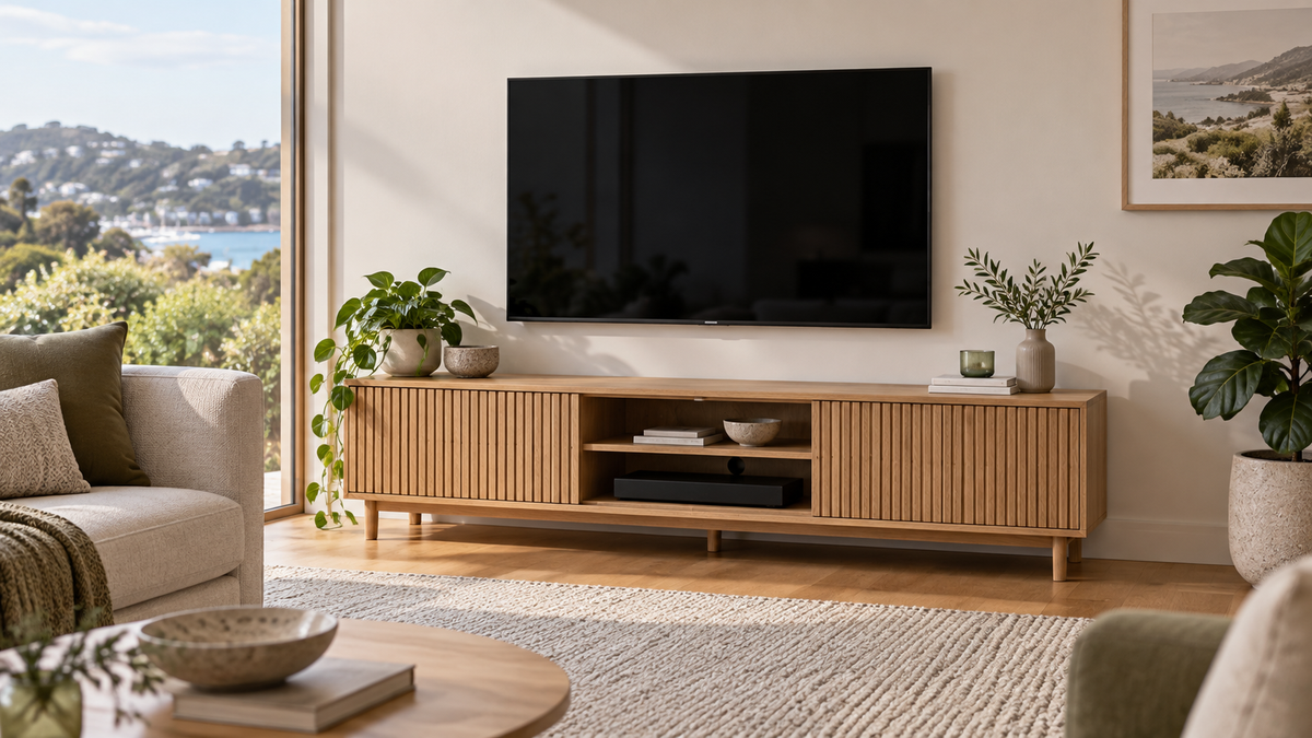 How to Choose a TV Cabinet in NZ: Size, Storage and Style