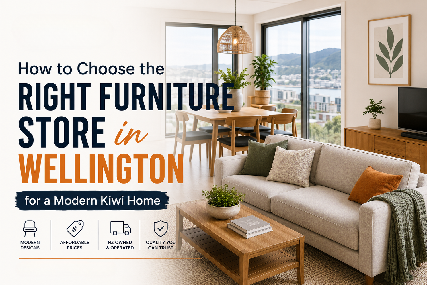 How to Choose the Right Furniture Store in Wellington for a Modern Kiwi Home