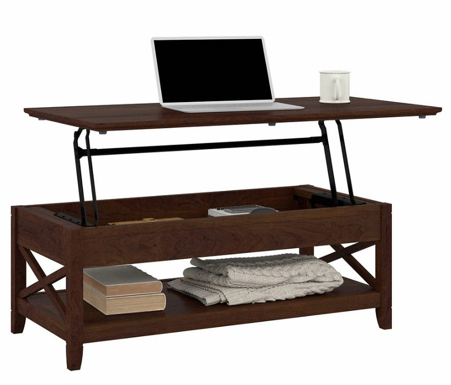 Harbour Lift Top Coffee Table Desk with Storage image 1