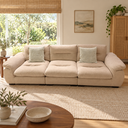 Elara Chenille Sofa with Wide Padded Arms