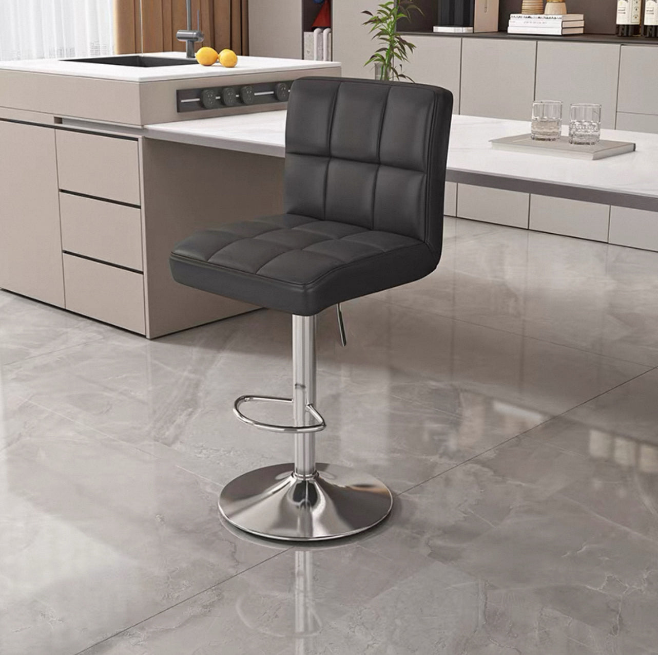 AeroLift Adjustable Bar Stool, Set of 2 image 0
