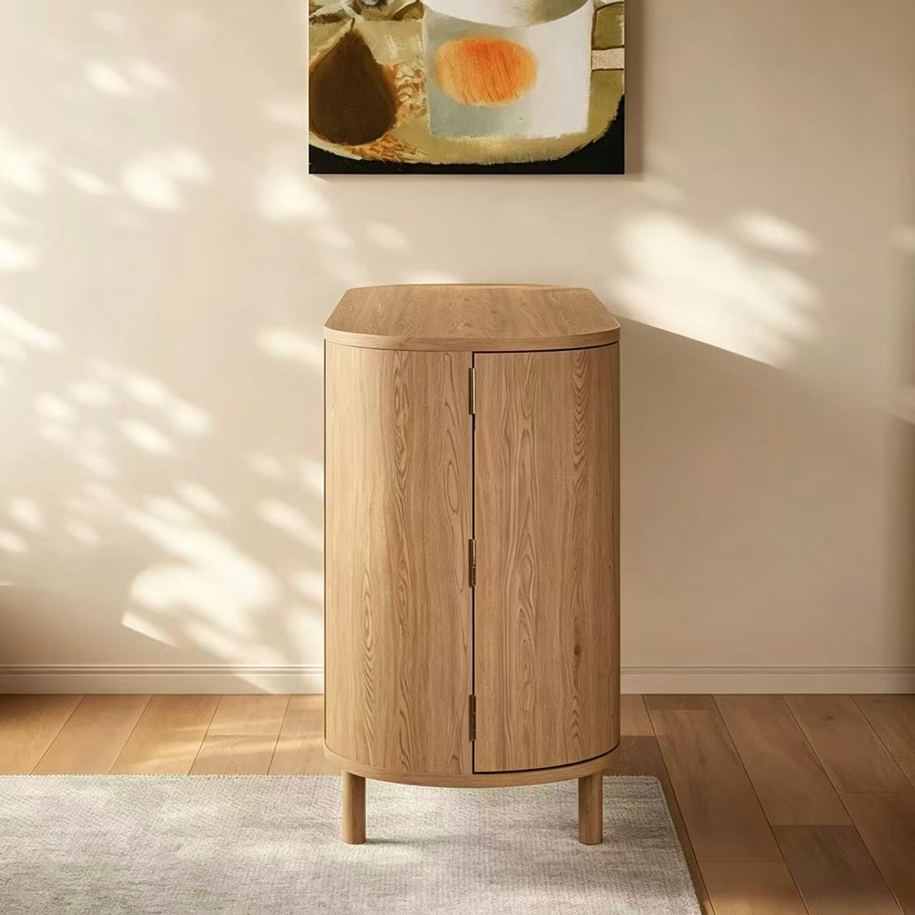 Soren Japandi Wood Sideboard Buffet Cabinet with Storage