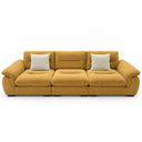 Elara Chenille Sofa with Wide Padded Arms