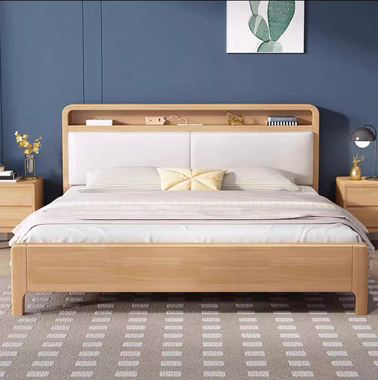 Lagom Haven Storage Bed, Wood image 1