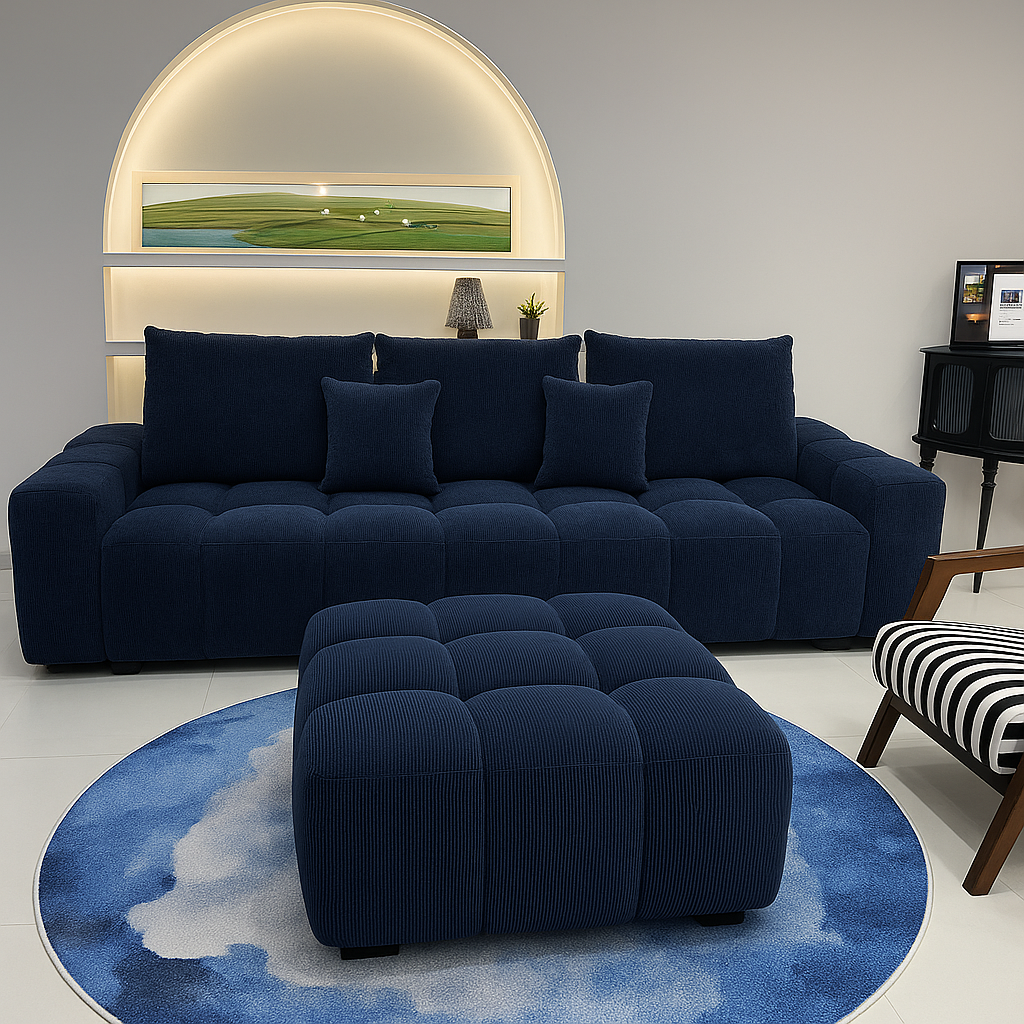 Mossy Cloud Marshmallow Lounge Sofa image 1
