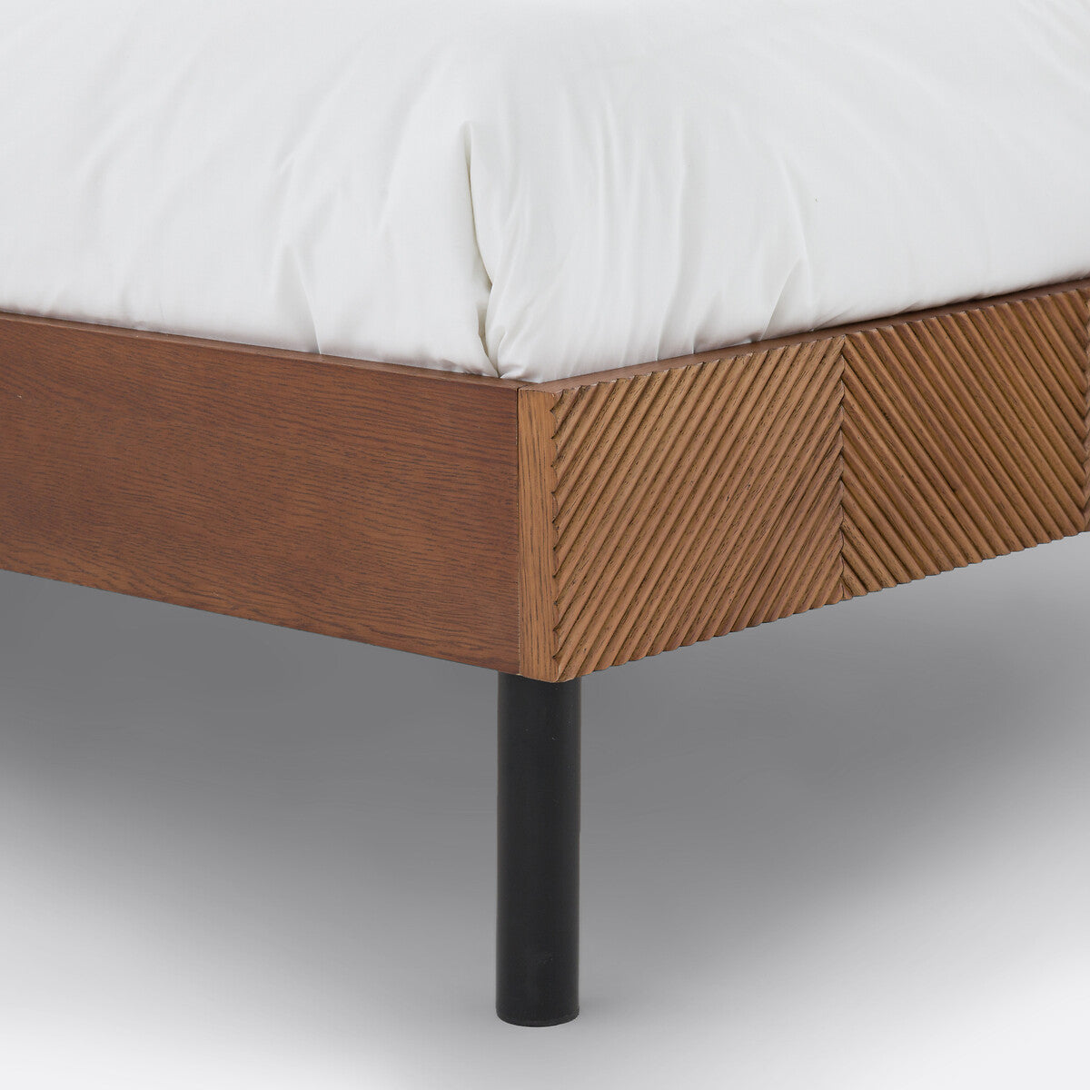 Chevron Double Bed with Integrated Bedside Tables image 5