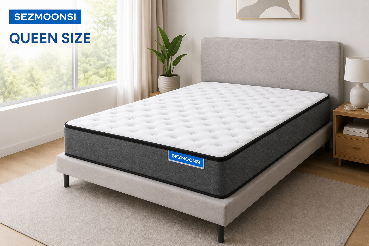 SEZMOONSI ComfortCore Medium Foam Mattress