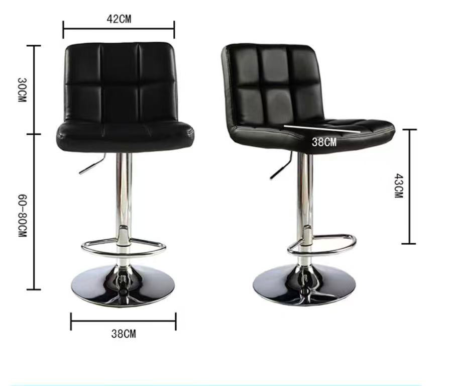 AeroLift Adjustable Bar Stool, Set of 2 image 3