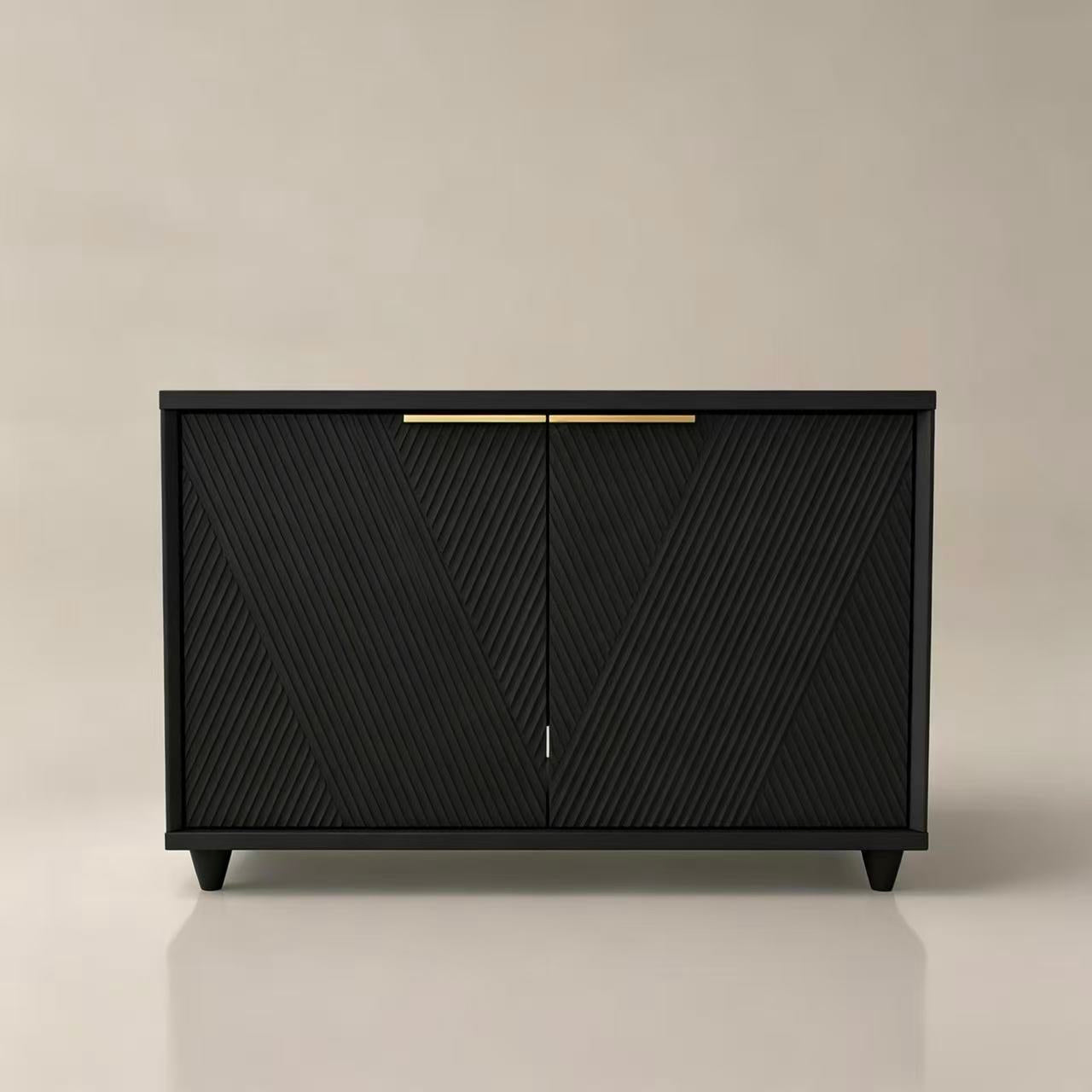 Velmora Modern Fluted TV Stand & Media Console