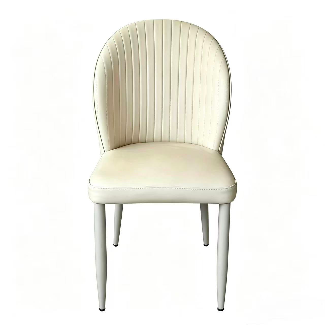 Shella Dining Chair, Cream, Set of 6
