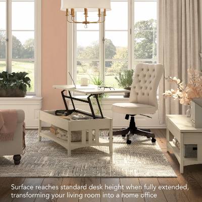 LiftMate Coffee Table Desk with Storage