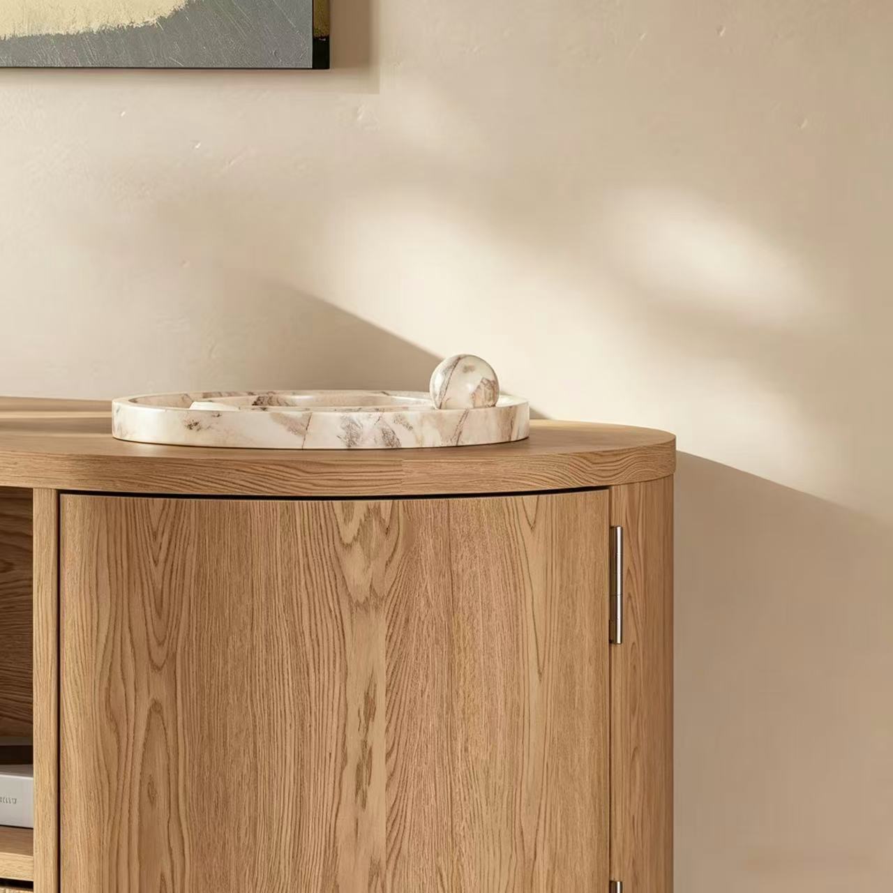 Soren Japandi Wood Sideboard Buffet Cabinet with Storage