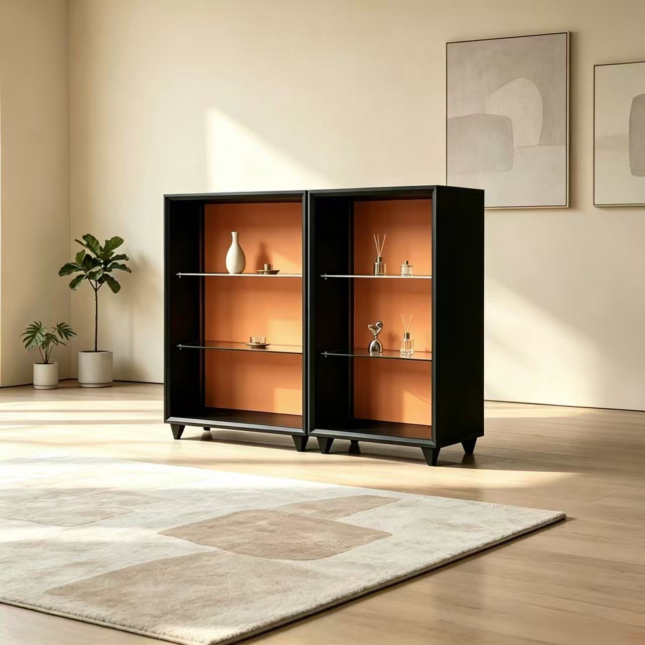 Velmora Modern Fluted TV Stand & Media Console