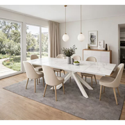 WideSpan Extendable Glass Table image 0