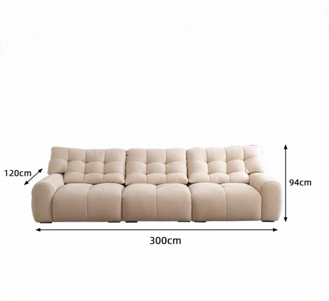 Mossy Cloud Glide-Back Sofa image 5