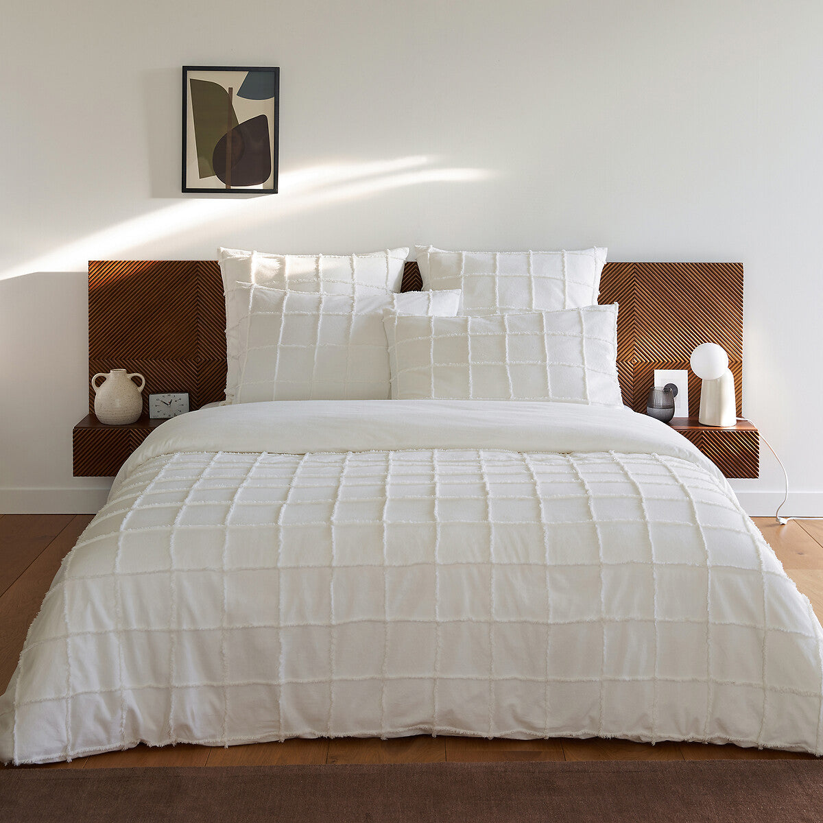 Chevron Double Bed with Integrated Bedside Tables image 6