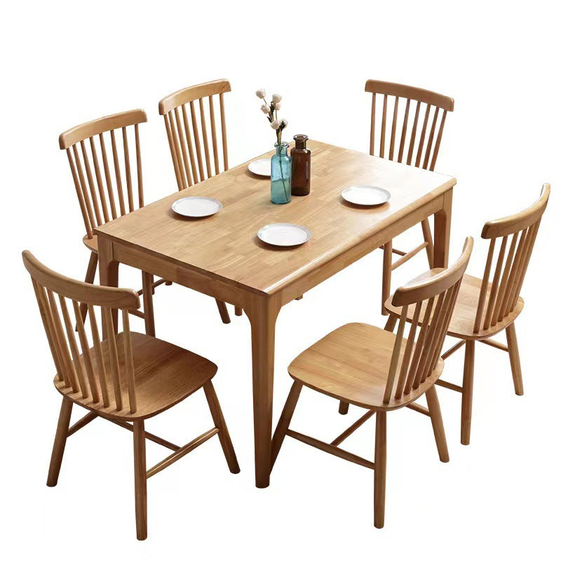 Lagom Dining Table Elm Edge, Wood image 3