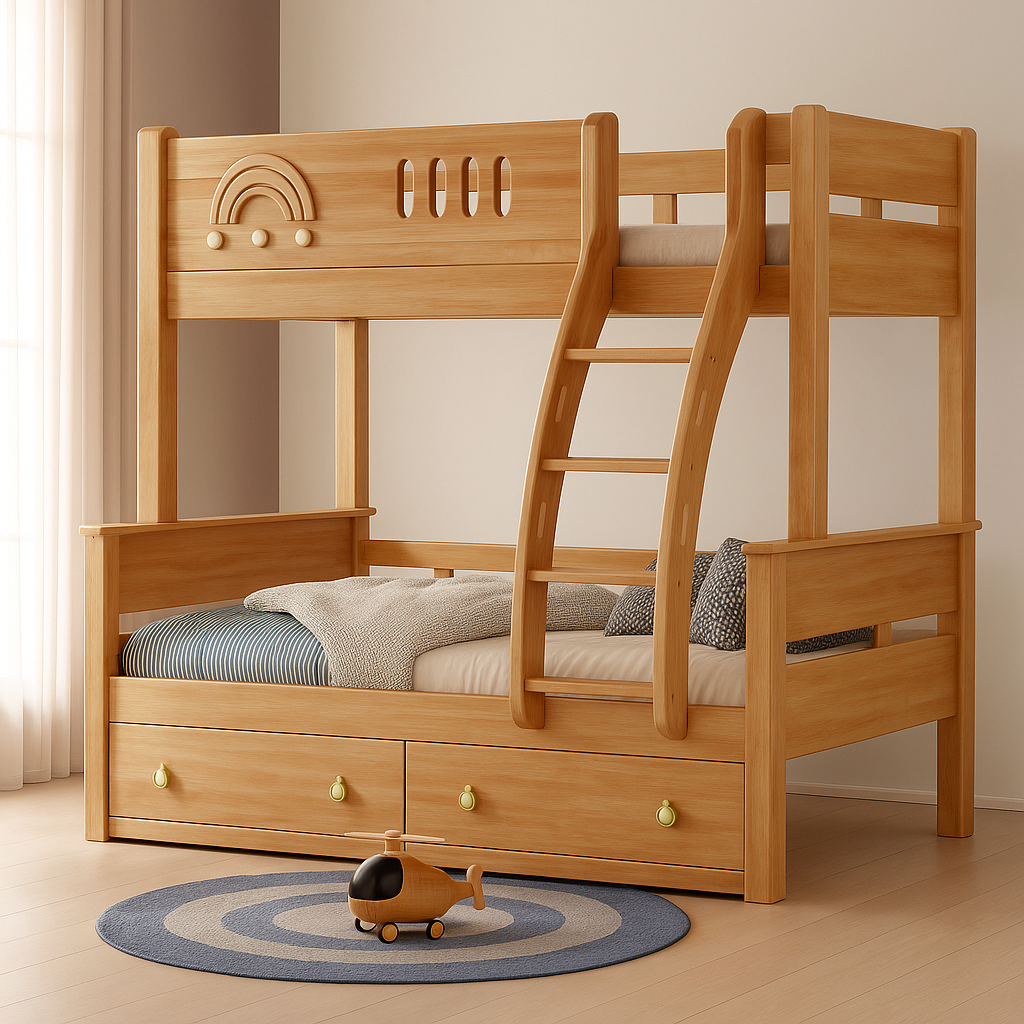 Lagom Rainbow Loft Kids Bunk Bed image 1