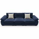 Elara Chenille Sofa with Wide Padded Arms