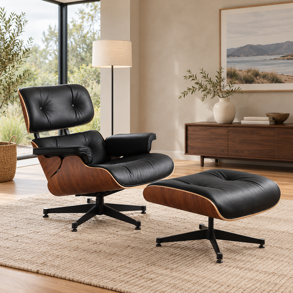 Walden Lounge Chair with Ottoman