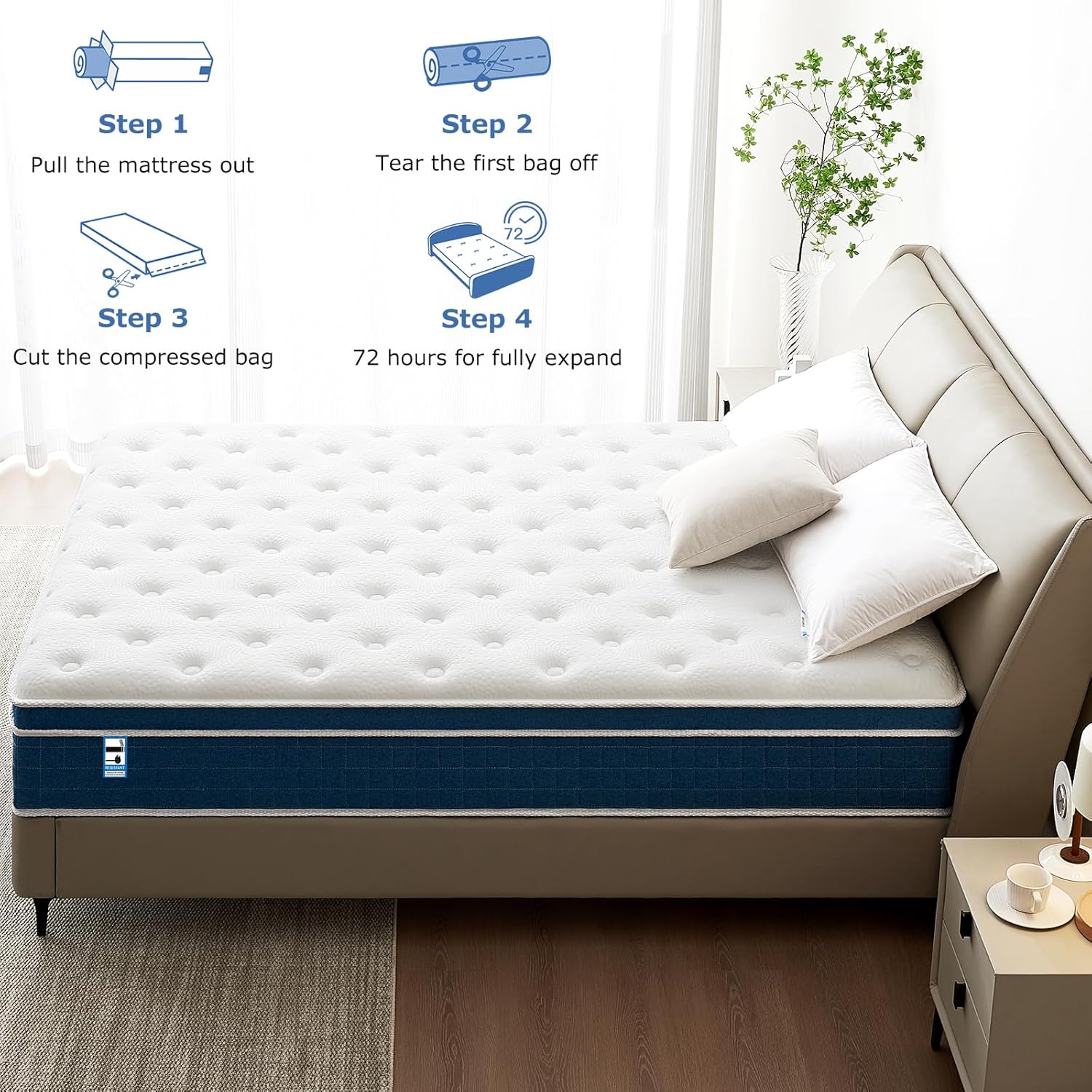 SEZMOONSI Orthopaedic Comfort FIRM Mattress image 4