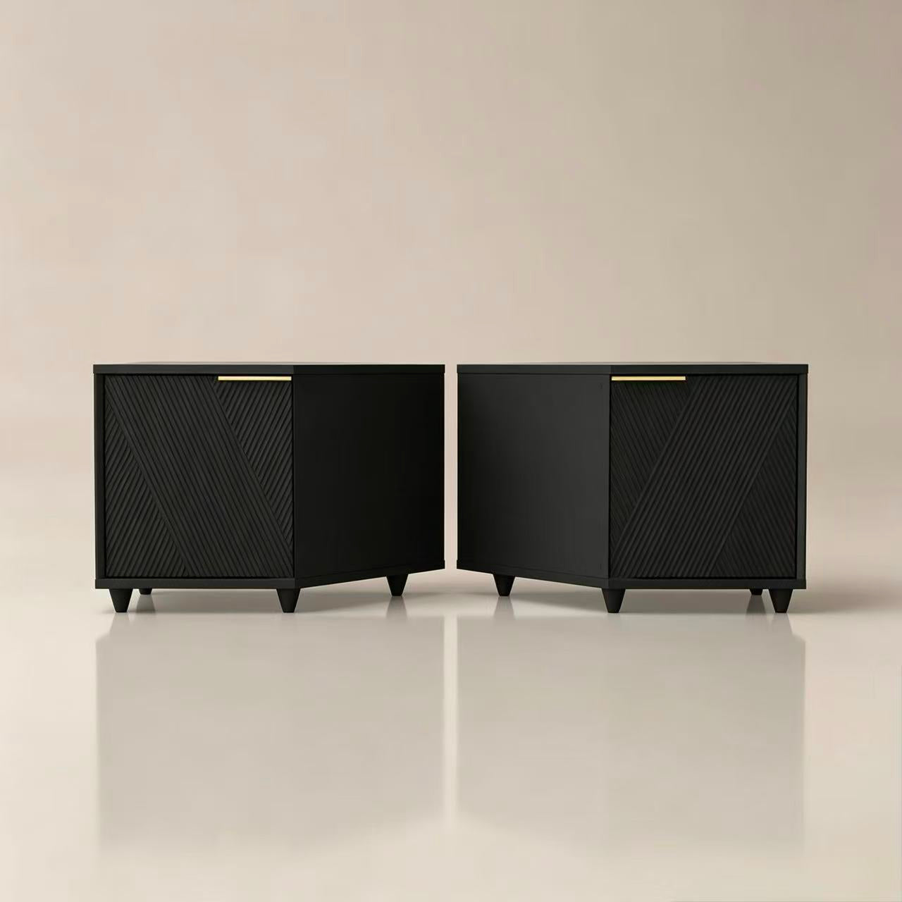Velmora Modern Fluted TV Stand & Media Console