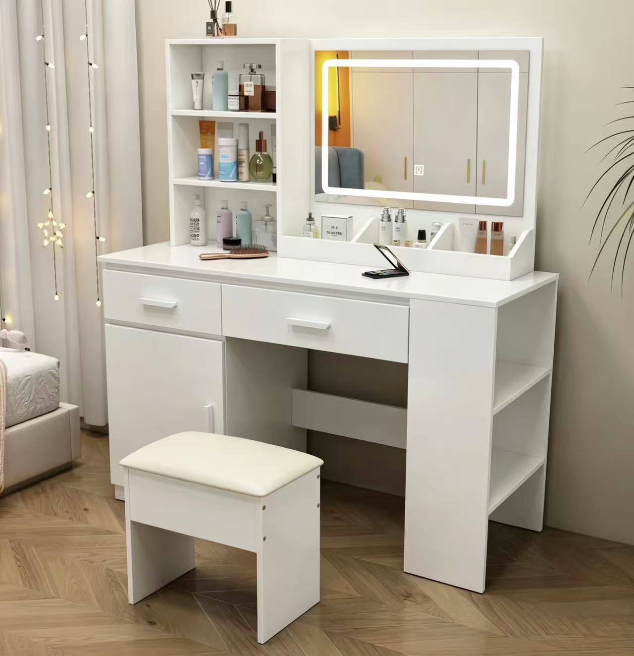 HomeGlow Storage Vanity Set