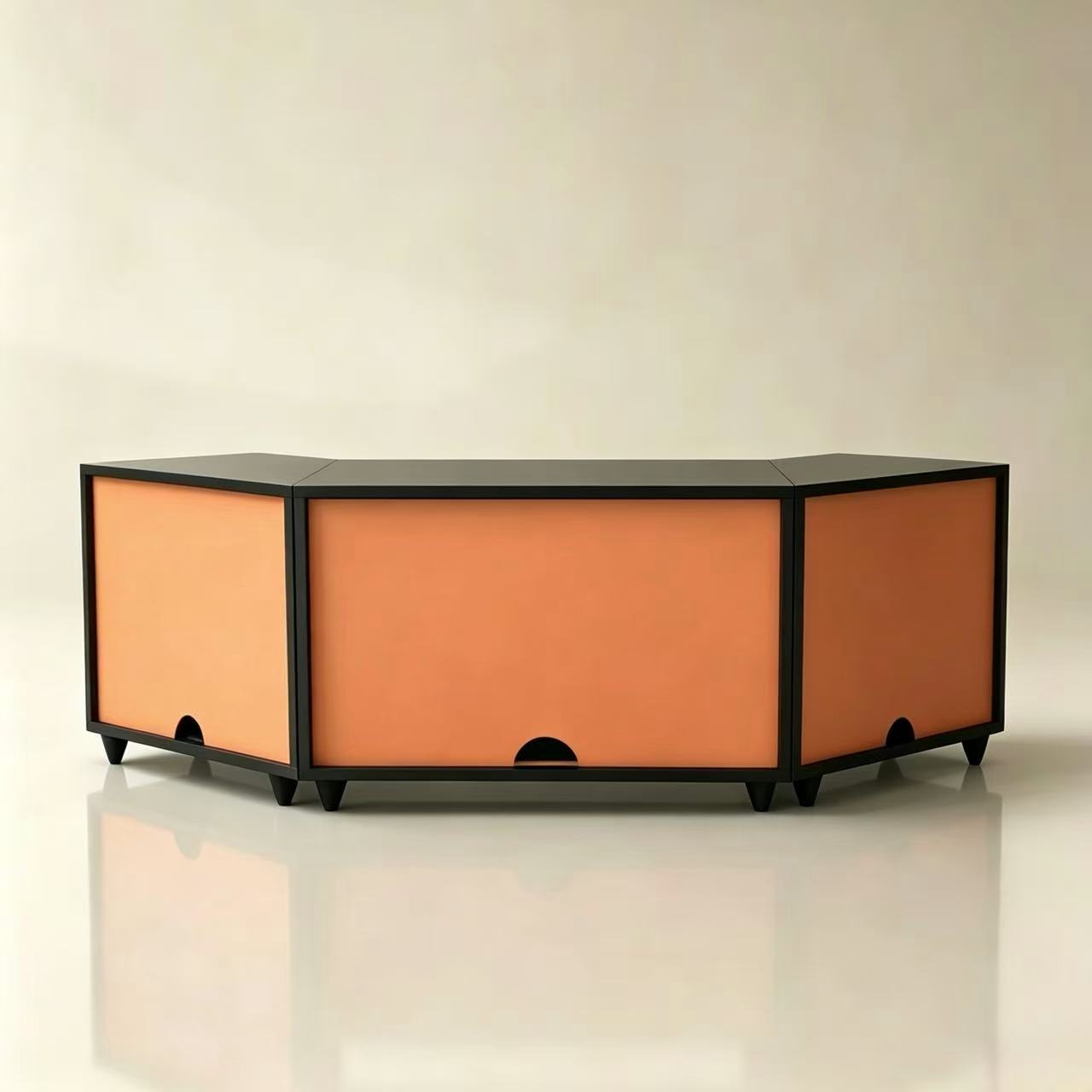 Velmora Modern Fluted TV Stand & Media Console