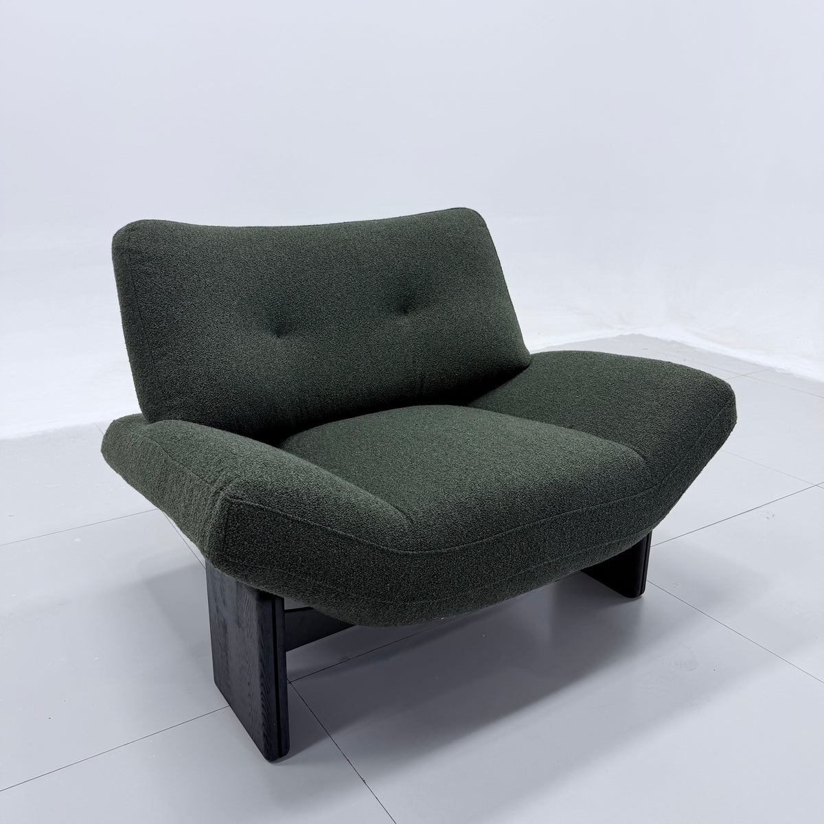 Elwood Armless Chenille Lounge Chair