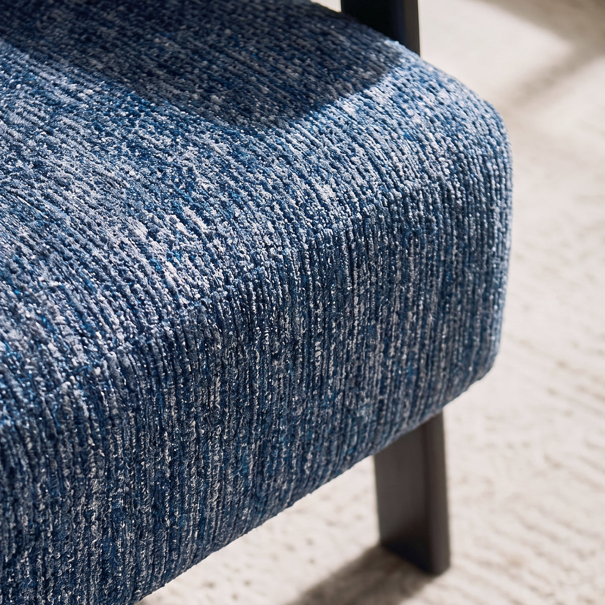 Haven Curved Back Chenille Lounge Chair