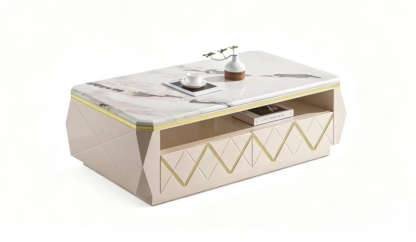 Zahra Palace Entertainment & Coffee Table Set image 3