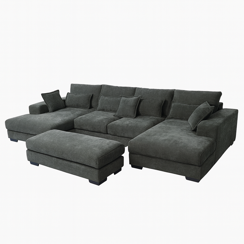 Boston Corner Sofa with Ottoman image 1