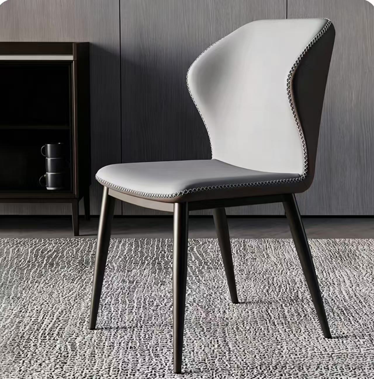 Aster Dining Chair, Grey, Set of 4 image 0
