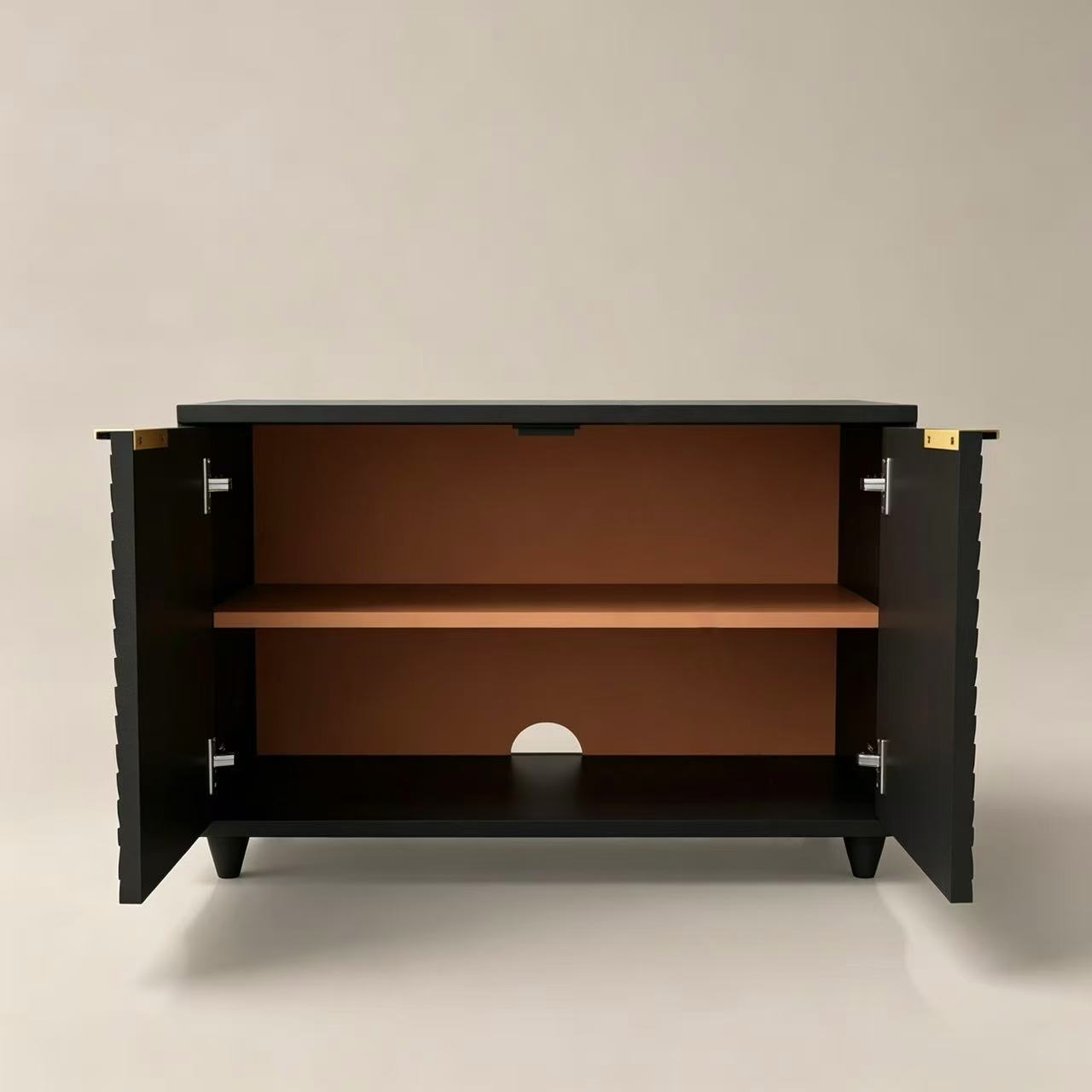 Velmora Modern Fluted TV Stand & Media Console
