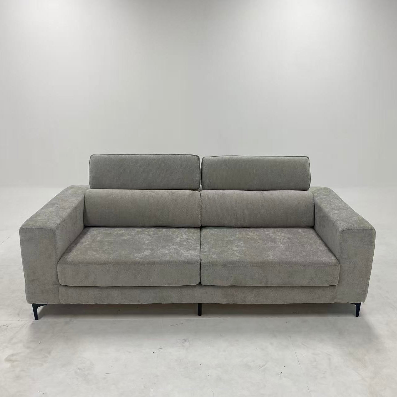 Oslo Modern Fabric Sofa, Grey image 0