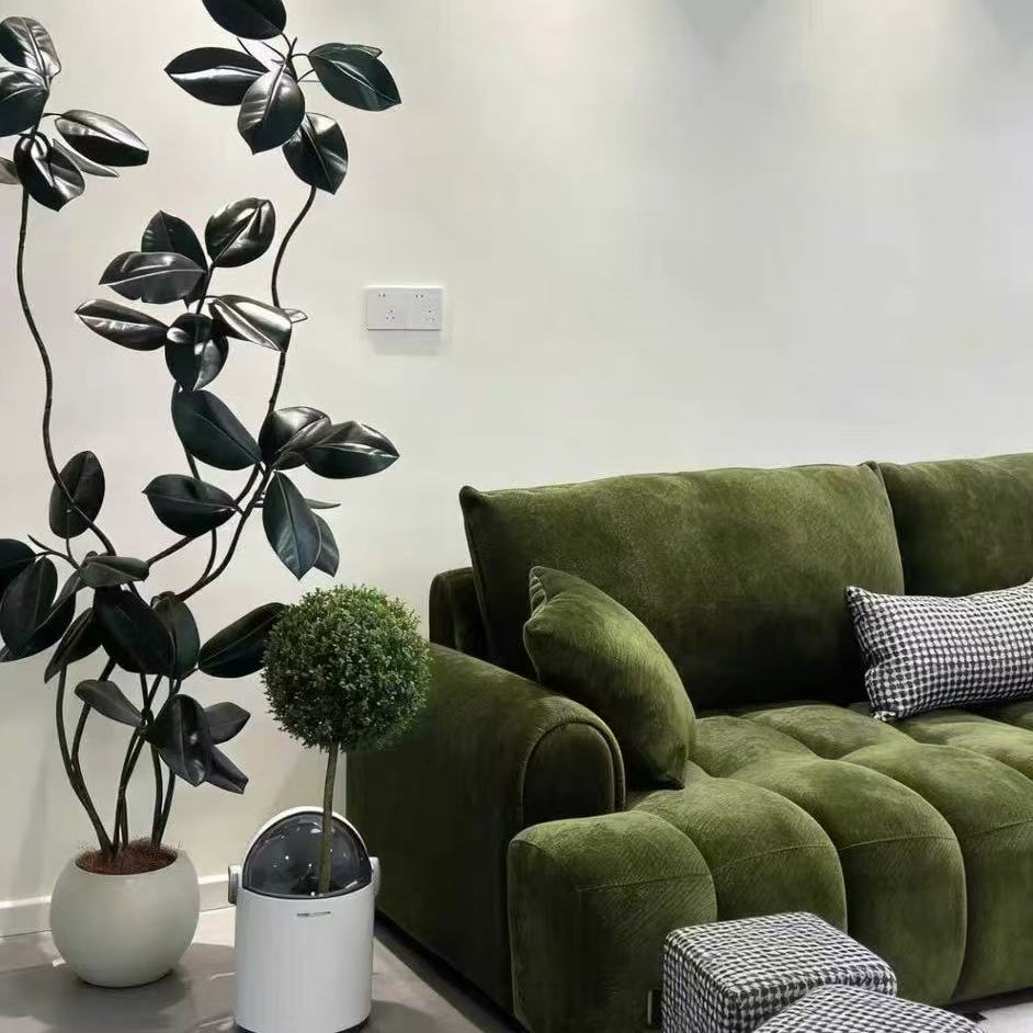 Luxury Chenille Puff Sofa
