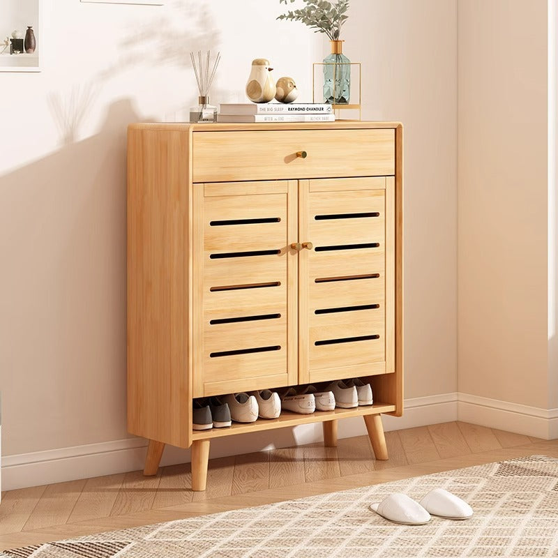 Lagom Breeze Shoe Cabinet, Two-door, Wood image 0