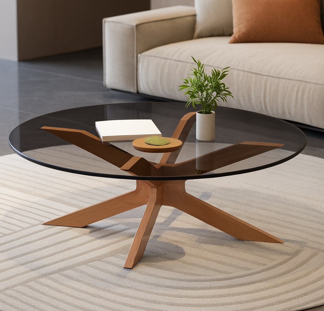 Xylon Coffee Table, Walnut image 0