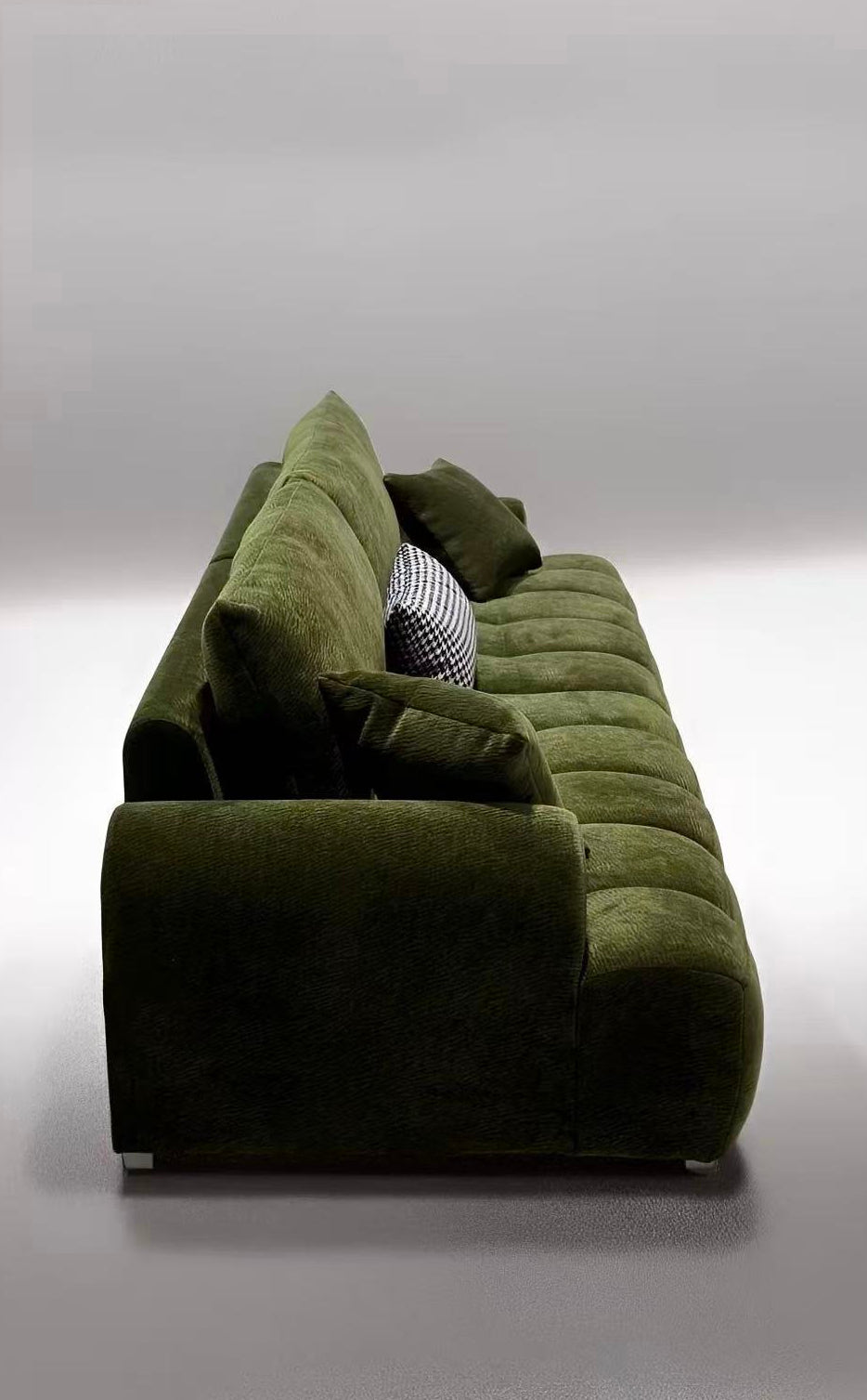 Luxury Chenille Puff Sofa