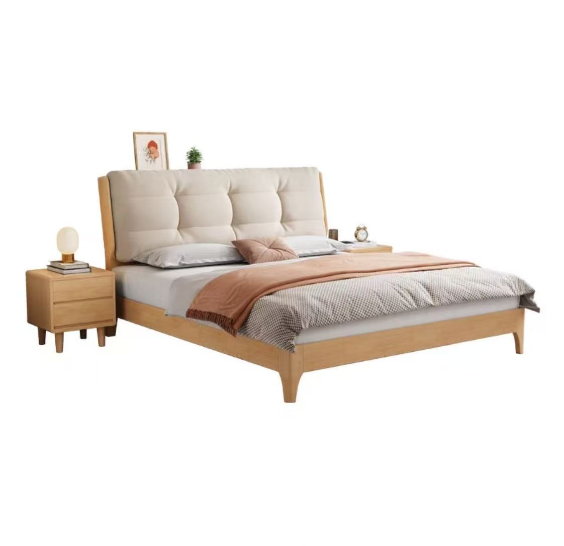 Lagom Lume Bed Frame, Wood image 4
