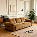 Catria Chenille Sofa with Curved Arms