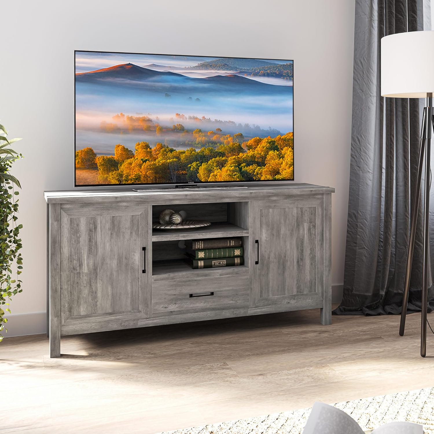 Skara Grey Oak TV Unit