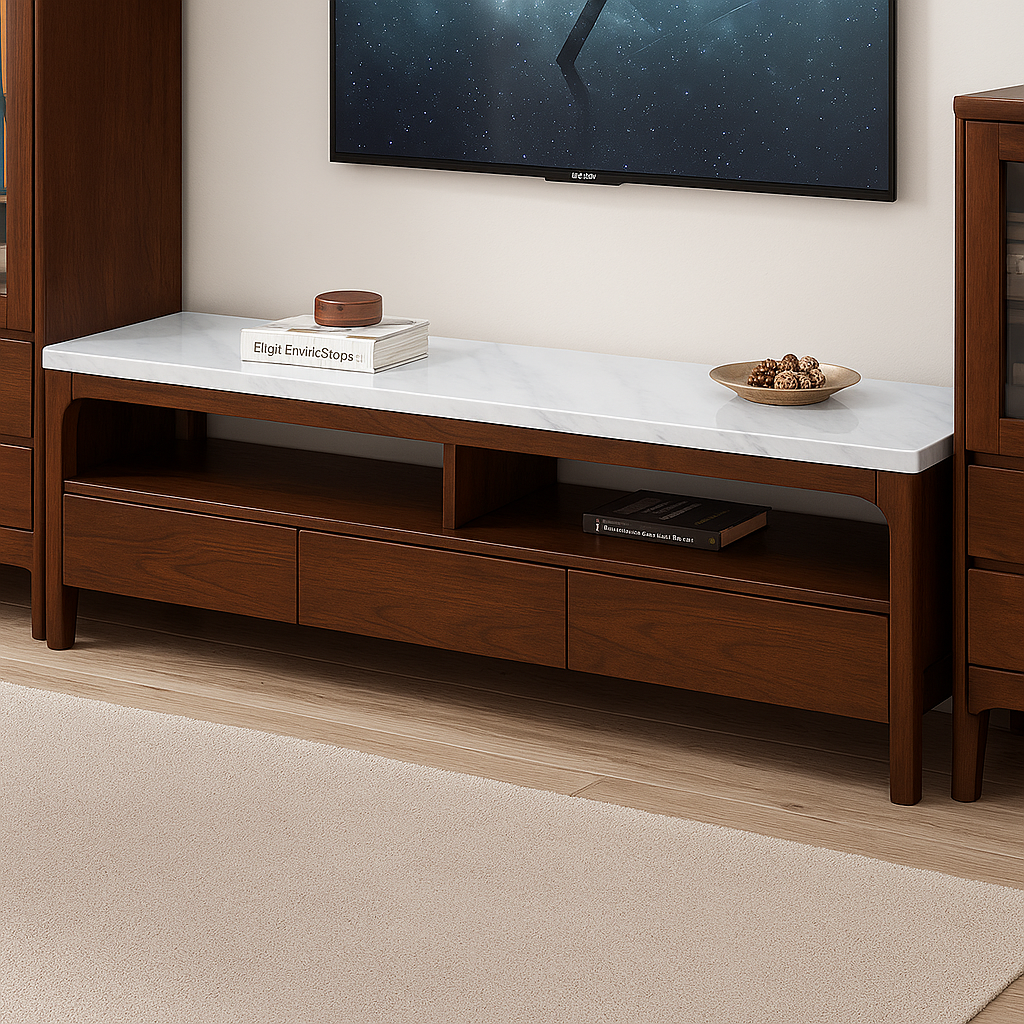 Lagom Alba Entertainment Unit, 180cm, Walnut image 0