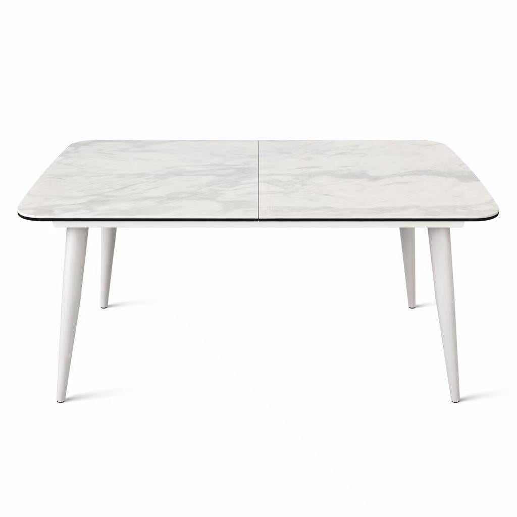 Opaline Marble Tile Extendable Table image 2