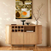 Soren Japandi Wood Sideboard Buffet Cabinet with Storage