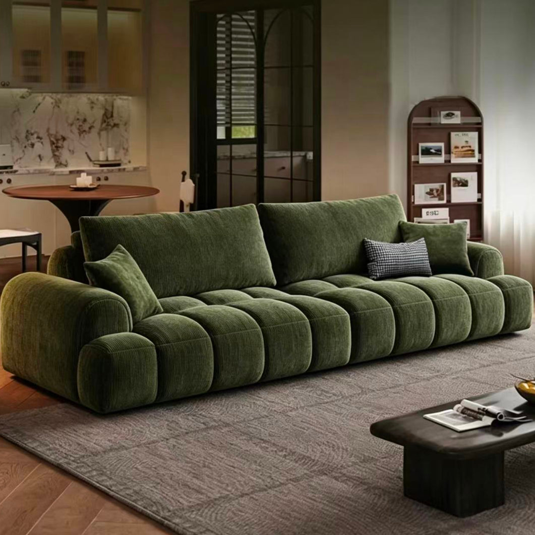 Luxury Chenille Puff Sofa