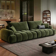 Luxury Chenille Puff Sofa