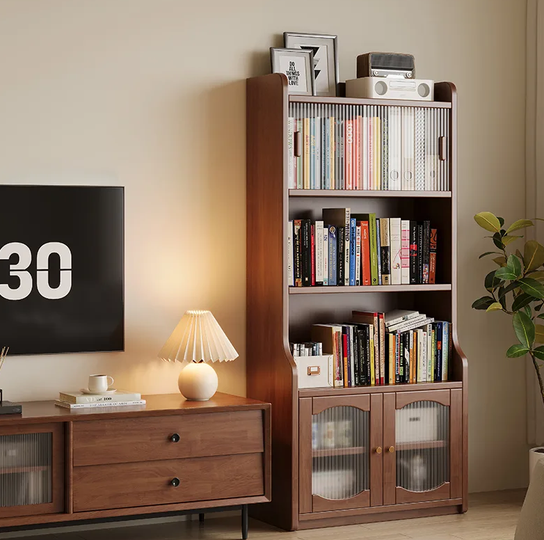Lagom Meridian Bookshelf, Walnut image 1