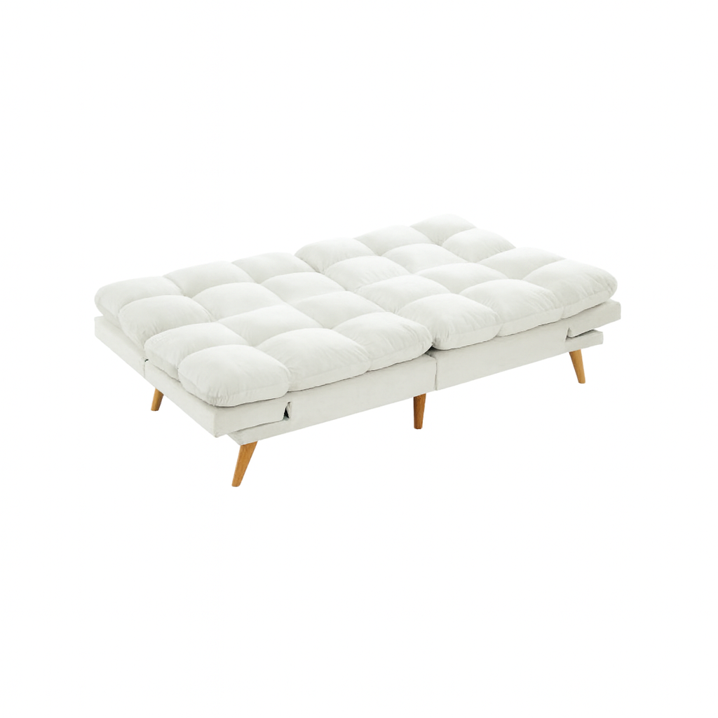 Lifely Buffy 3-Seater Velvet Sofa Bed image 4