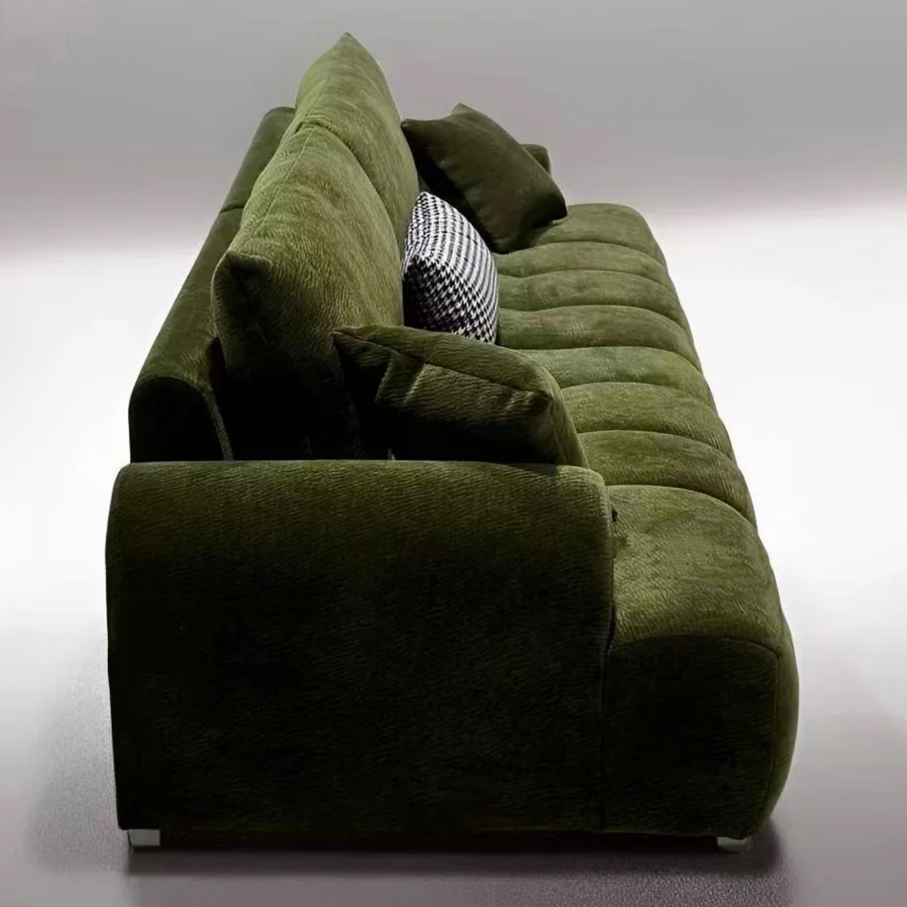 Luxury Chenille Puff Sofa